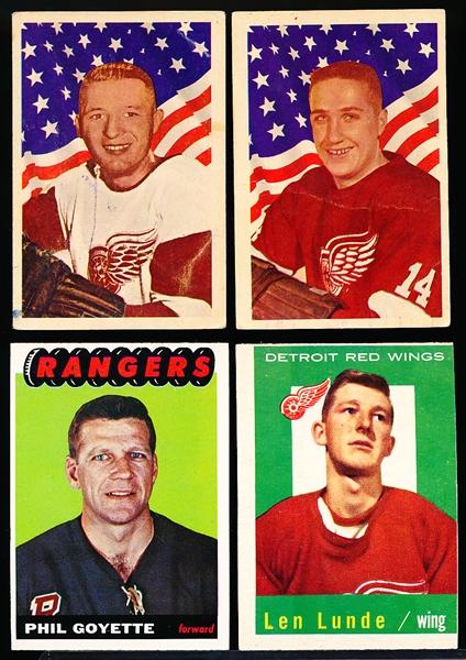 Four Vintage Hockey Cards