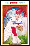 Autographed 1983 Philadelphia Phillies MLB 100th Anniversary Postcard #8 Robin Roberts