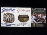 1997-99 New York Yankees MLB Yearbooks- 1 From Each Year