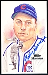 Autographed 1981 Perez-Steele BB HOF Postcard #149 Billy Herman