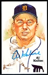 Autographed 1981 Perez-Steele BB HOF Postcard #170 Al Kaline