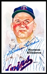 Autographed 1985 Perez-Steele BB HOF Postcard #188 Harmon Killebrew