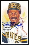 Autographed 1989 Perez-Steele BB HOF Postcard #200 Willie Stargell