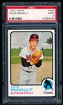 1973 Topps Baseball-Hi#- #600 Dave McNally, Orioles - PSA Mint 9