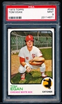 1973 Topps Baseball-Hi#- #648 Tom Egan, White Sox - PSA Mint 9 