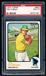 1973 Topps Baseball-Hi#- #652 Ted Kubiak, A’s - PSA Mint 9