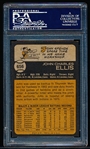 1973 Topps Baseball-Hi#- #656 John Ellis, Cleveland - PSA Mint 9