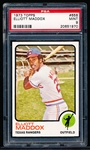 1973 Topps Baseball-Hi#- #658 Elliott Maddox, Rangers - PSA Mint 9