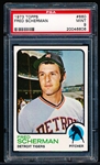 1973 Topps Baseball-Hi#- #660 Fred Scherman, Tigers- PSA Mint 9
