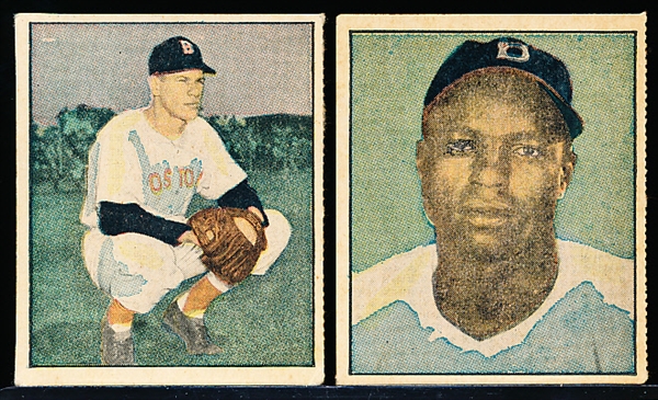 1951 Berk Ross Baseball- 2 Diff