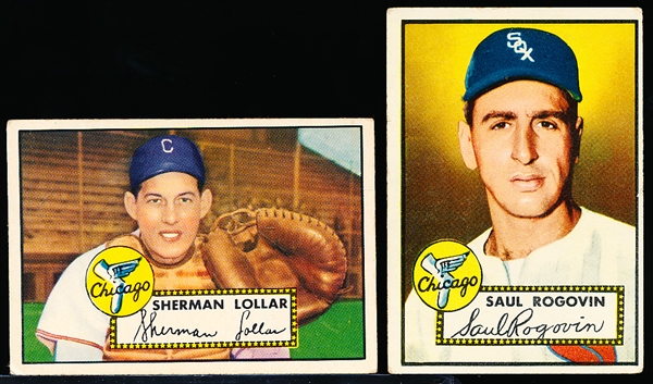 1952 Topps Baseball-2 Diff Chicago White Sox