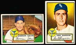 1952 Topps Baseball-2 Diff Chicago White Sox