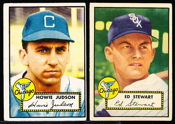 1952 Topps Baseball- 2 Diff Chicago White Sox