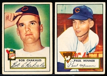 1952 Topps Baseball- 2 Diff
