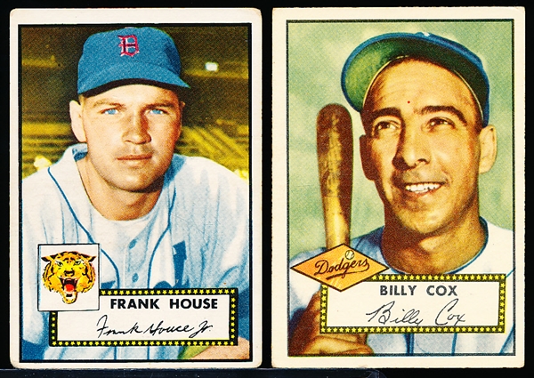 1952 Topps Bb- 2 Diff