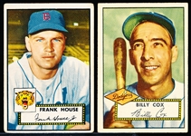 1952 Topps Bb- 2 Diff
