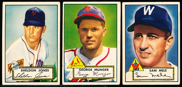 1952 Topps Bb- 6 Diff