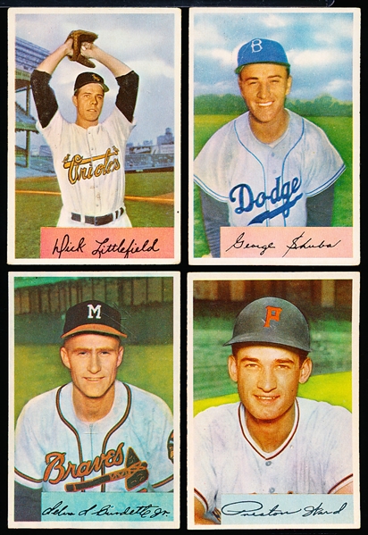 1954 Bowman Baseball- 8 Diff