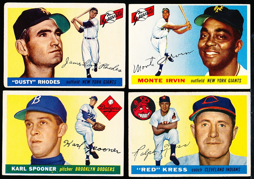1955 Topps Bb- 4 Diff