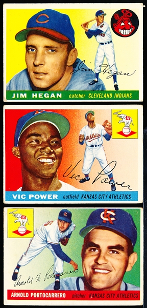 1955 Topps Bb- 10 Cards
