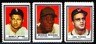 1962 Topps Baseball Stamps- 16 single stamps