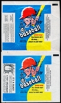 1971 O-Pee-Chee Baseball- Two 10 Cent Wrappers
