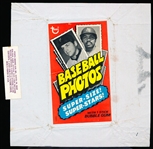 1974 Topps Baseball Deckle Edge Wrapper