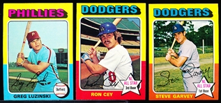1975 Topps Baseball- 30 Diff