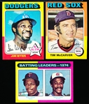 1975 Topps Bb- 30 Diff