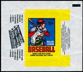 1979 O-Pee-Chee Baseball- Six 15 Cent Wrappers