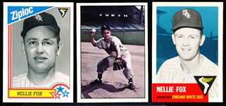 1980’s/90’s Nellie Fox Card Lot- 35 Asst