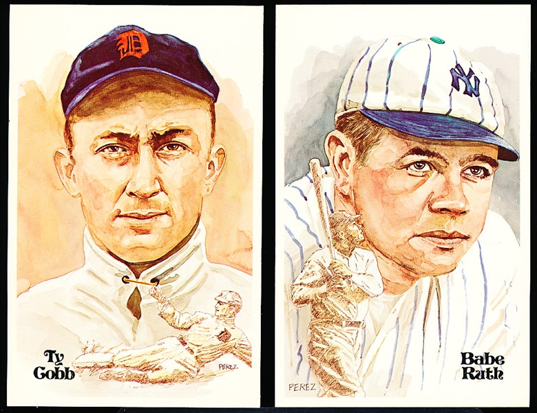 1980 Perez Steele – Baseball Hall of Fame Postcards- Complete First Series Set of 30- In Box as issued- each #7724 of 10,000