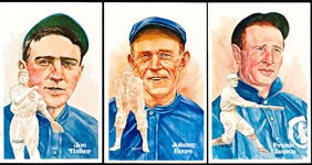 1980 Perez Steele- Baseball Hall of Fame Postcards-Near Complete 2nd Series Set of 28 of 30– in original box- all #7725/10000. 