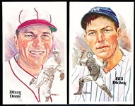 1980 Perez- Steele – Baseball Hall of Fame Postcards- 3rd Series Near Set - 28 of 30- All #7724/10,000 in original box. 