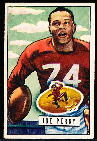1951 Bowman Fb - #105 Joe Perry, 49ers