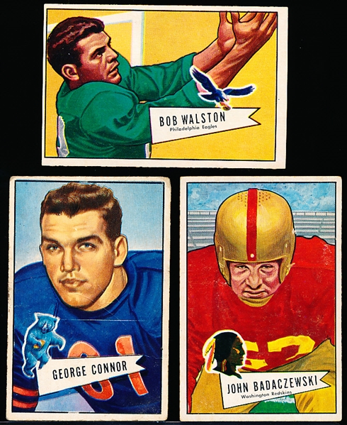 1952 Bowman Fb Small- 3 Diff