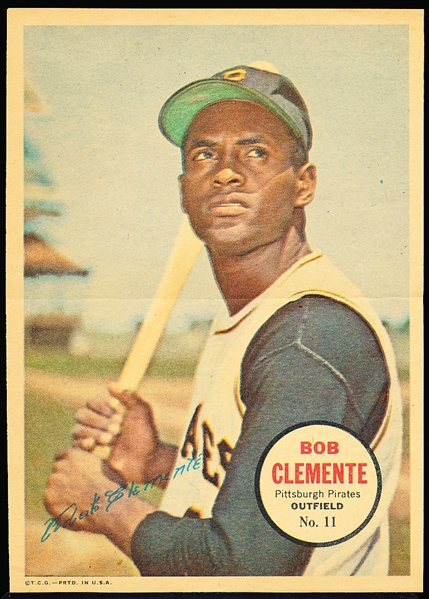 1967 Topps Baseball- #11 Clemente, Pirates