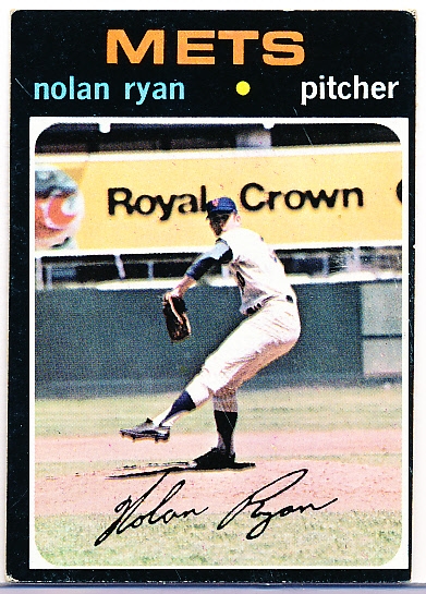 1971 Topps Bb- #513 Nolan Ryan, Mets