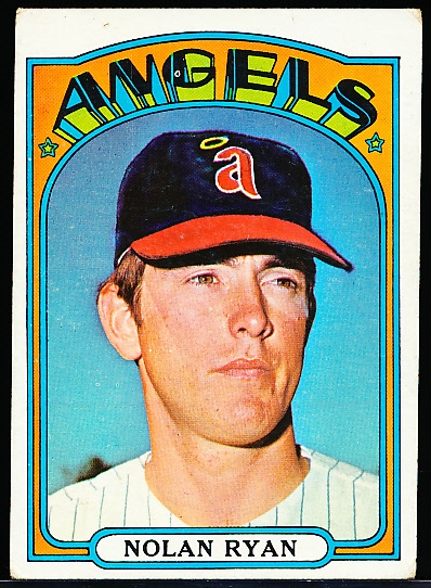 1972 Topps Bb- #595 Nolan Ryan, Angels