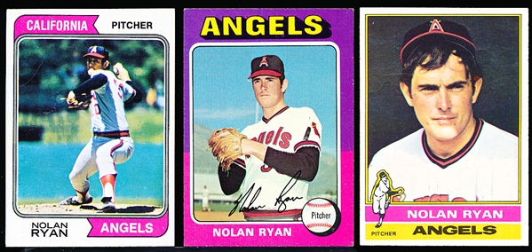 Nolan Ryan- 3 cards