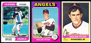 Nolan Ryan- 3 cards
