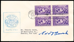 Autographed June 12, 1939 MLB Base Ball Centennial 1st Day Cover- Signed by Edd Roush
