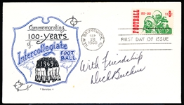 Autographed Artopages September 26, 1969 Cachet 1st Day of Issue Envelope- Signed by Dick Butkus