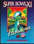 January 9, 1977 Super Bowl XI NFL Program- Oakland Raiders vs. Minnesota Vikings