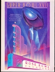 January 30, 1983 Super Bowl XVII NFL Program- Miami Dolphins vs. Washington Redskins