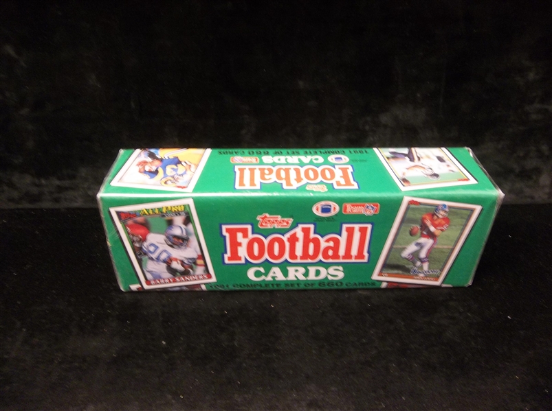 1991 Topps Ftbl.- 1 Factory Sealed “Christmas” Set of 660 Cards