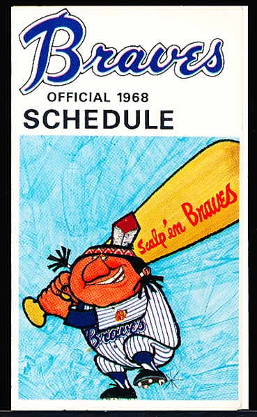 1968 Atlanta Braves MLB Schedule