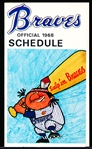 1968 Atlanta Braves MLB Schedule