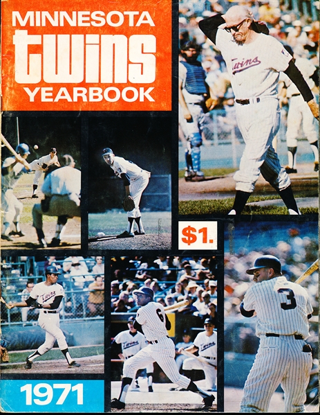 1971 Minnesota Twins MLB Yearbook