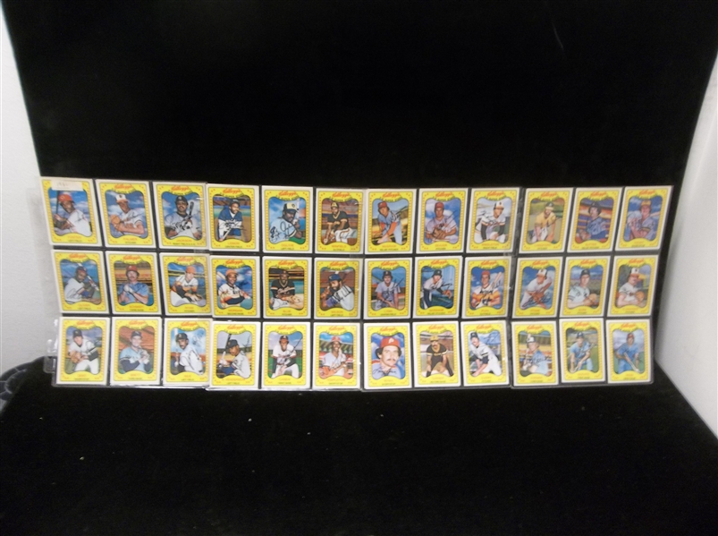1981 Kellogg’s Baseball- 1 Complete Set of 66 in Pages